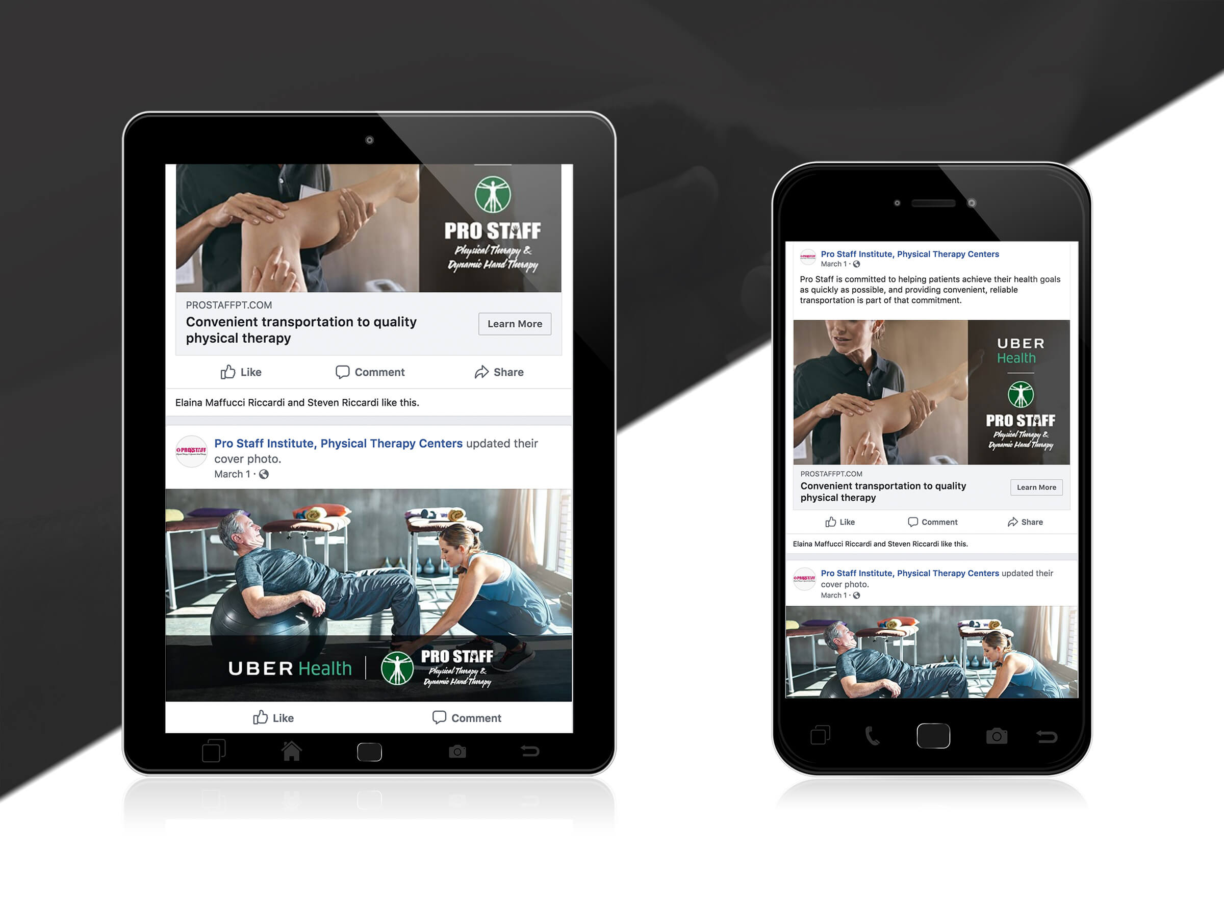 Pro Staff Physical Therapy Website Redesign