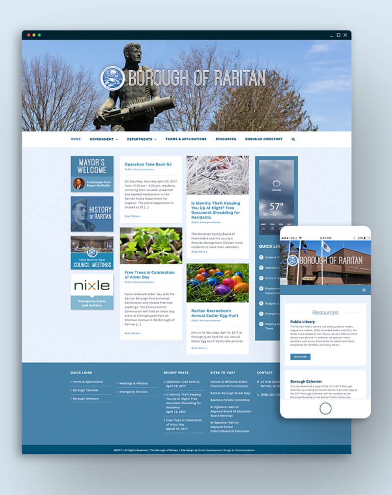 Borough of Raritan Website